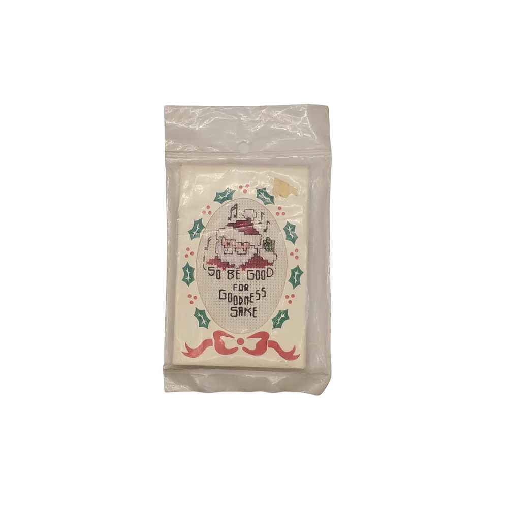 Beginner Counted Cross Stitch - Be Good for Goodness Sake
